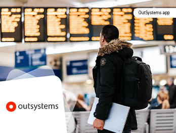 traveling worldwide in a safe mode with an outsystems app