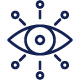 Olho a representar visibilidade sobre identidades